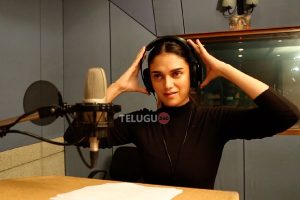 Aditi Rao Hydari dubbing for Sanmohanam