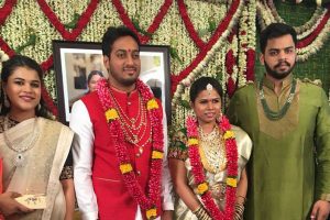 Bhuma akhila Priya engagement Pics