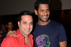 Celebs at Abhimanyudu premiere show