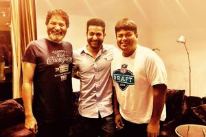 Pic : Trivikram, Tarak & Thaman