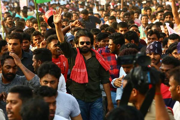 TV channels full coverage for Pawan's meeting