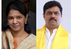 Why did Kanimozhi visit CM Ramesh?