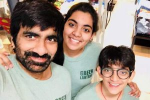 Pics : Raviteja on Vacation