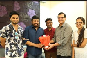 Sammohanam team celebrates success with Megastar Chiranjeevi