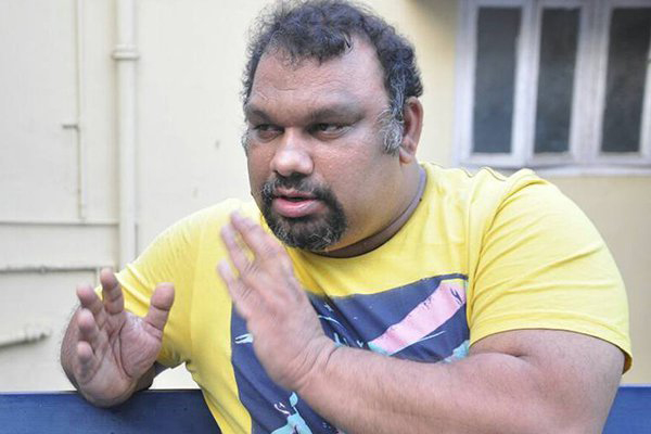 Police intervened and halted Kathi Mahesh's press meet