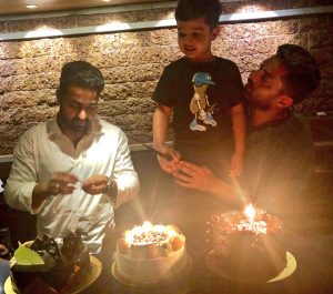 Pic talk : NTR and Abhay Ram celebrate Kalyan Ram’s Bday