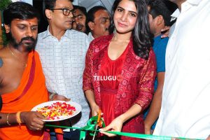 Samantha Launches Bahar Cafe Restaurant