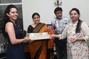 VidyaBalan gets a warm welcome from NTR family