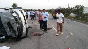 Photos: Nandamuri Harikrishna Car accident