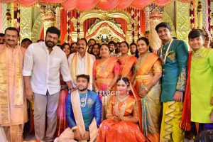 Celebs at Bandla Ganesh Brother’s Daughter Wedding