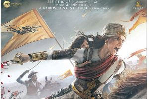 Manikarnika first look : Kangana as fiery Jhansi