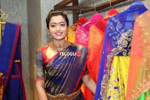 Rashmika launches Mugdha Handlooms