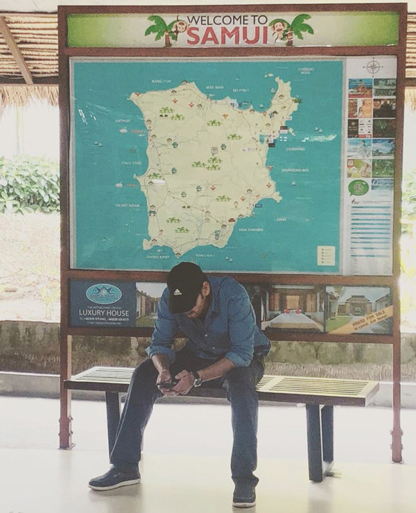 Mahesh Babu chilling out in exotic island