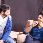 Allu Arjun watches Aravindha Sametha with Triivikram