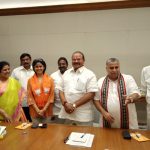 Sanchaita Gajapathi Raju joins BJP