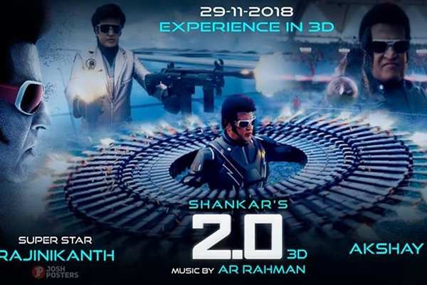 2.0 Telugu Rights: 11 times higher than Kaala