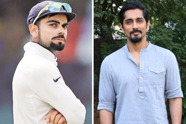 Actor Siddharth lambastes Kohli for leave India comments