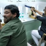 Chiranjeevi trains under Olympic shooter