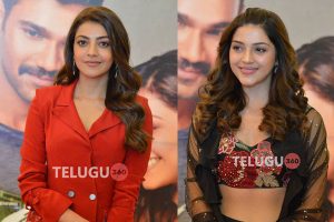 Kajal & Mehreen at Kavacham Teaser Launch