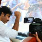 Pawan Kalyan begins train journey amid fanfare