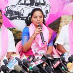 Sonia spoke CBN's words in Telangana, says TRS MP Kavitha