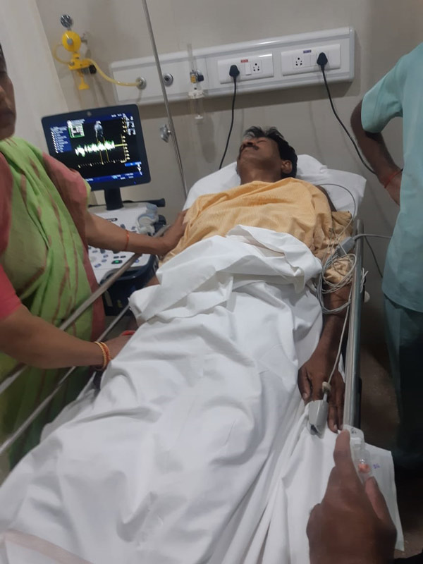 Vanteru Pratap Reddy falls sick due to hunger strike