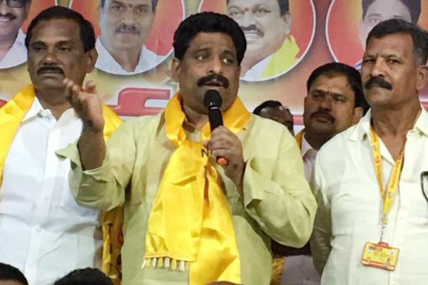 Jagan's talk on corruption 21st Century joke: Govt Whip Buddha-Venkanna