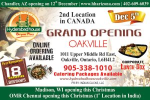 NAWABI HYDERABAD HOUSE BIRYANI PLACE – Coming To Oakville, Canada