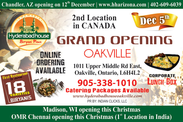 NAWABI HYDERABAD HOUSE BIRYANI PLACE - Coming To Oakville, Canada