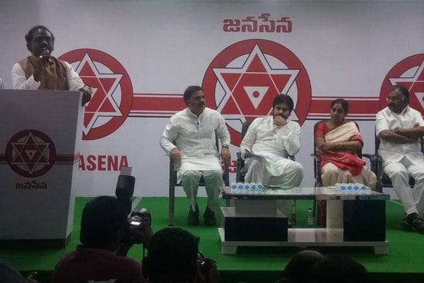 Pawan Kalyan joins Ravela Kishore Babu into Janasena