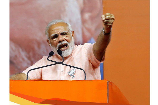 To set his son, Naidu leading Andhra to sunset: Modi