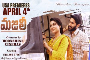 “Majili” Overseas Release by Moonshine Cinemas