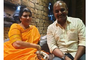 Lakshmi Parvathi spotted in RGV’s Company