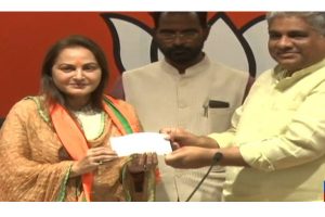 Jayaprada joins BJP, may contest in Rampur against Azam khan