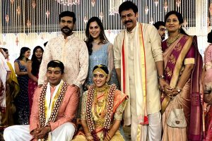 Upasana and Ram Charan in Venky’s daughter wedding