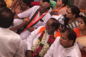 BJP continues to protest over Telangana exam goof-up