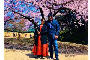 Megastar holidaying in Japan