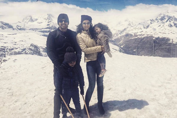 Allu Arjun holidaying in Switzerland