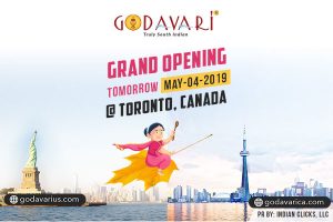 Godavari flows to Canada this Weekend !!