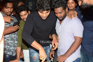 Allu Sirish at Shanti Theater