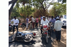 YCP MLA ignores victim hit by her car