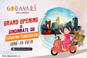Godavari Flowing to Cincinnati this Weekend !!