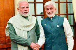 Modi special greetings to Vijayasai Reddy