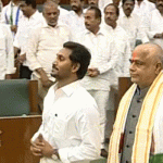 Jagan team ragging leaves Naidu expressionless