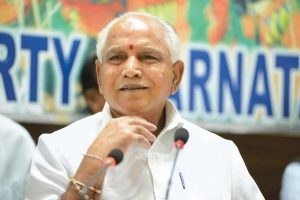 Yeddyurappa does special puja in Hyderabad