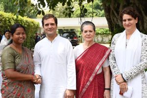 It had to be a Gandhi, none else, chorused Congress leaders
