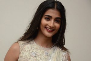 Pooja Hegde at Valmiki Pre release