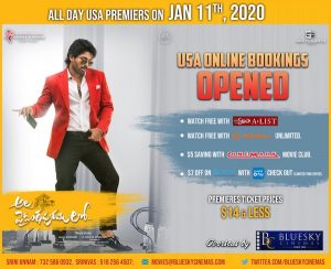 Ala Vaikunthapurramuloo $14 USA Premiers