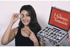 Kajal’s wax statue in Madame Tussauds Singapore