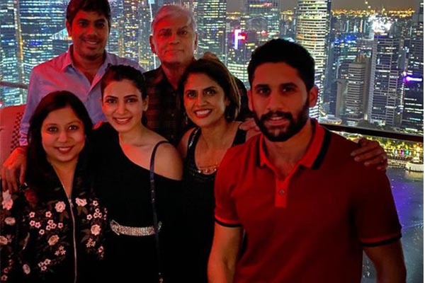 Naga Chaitanya and Samantha holidaying in Singapore